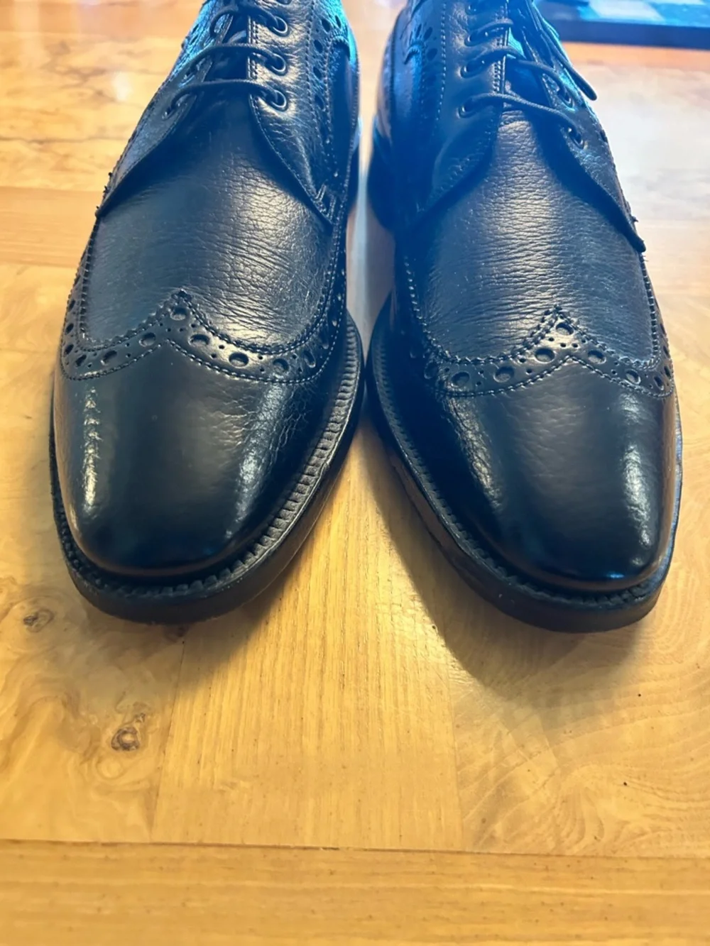 Nunn Bush polished wingtip